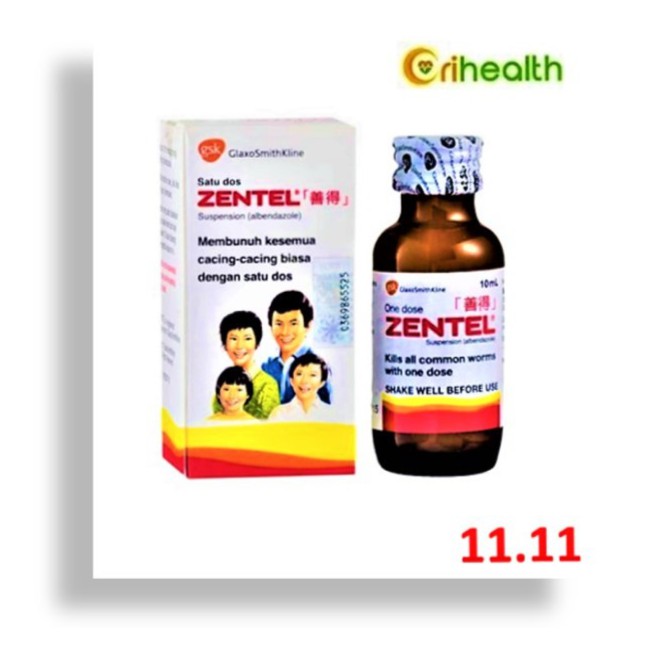 Zentel Ubat Cacing Harga - Resep Pad q