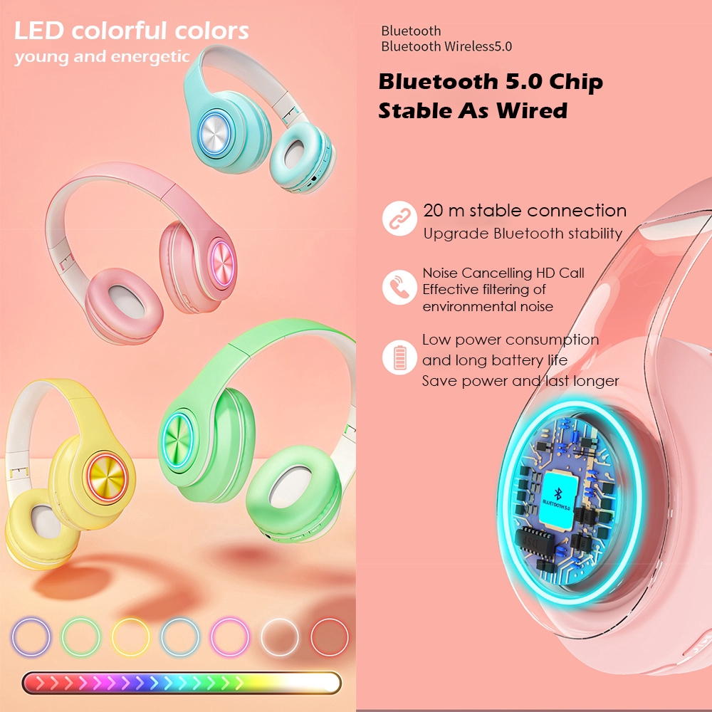 macaron bluetooth headset