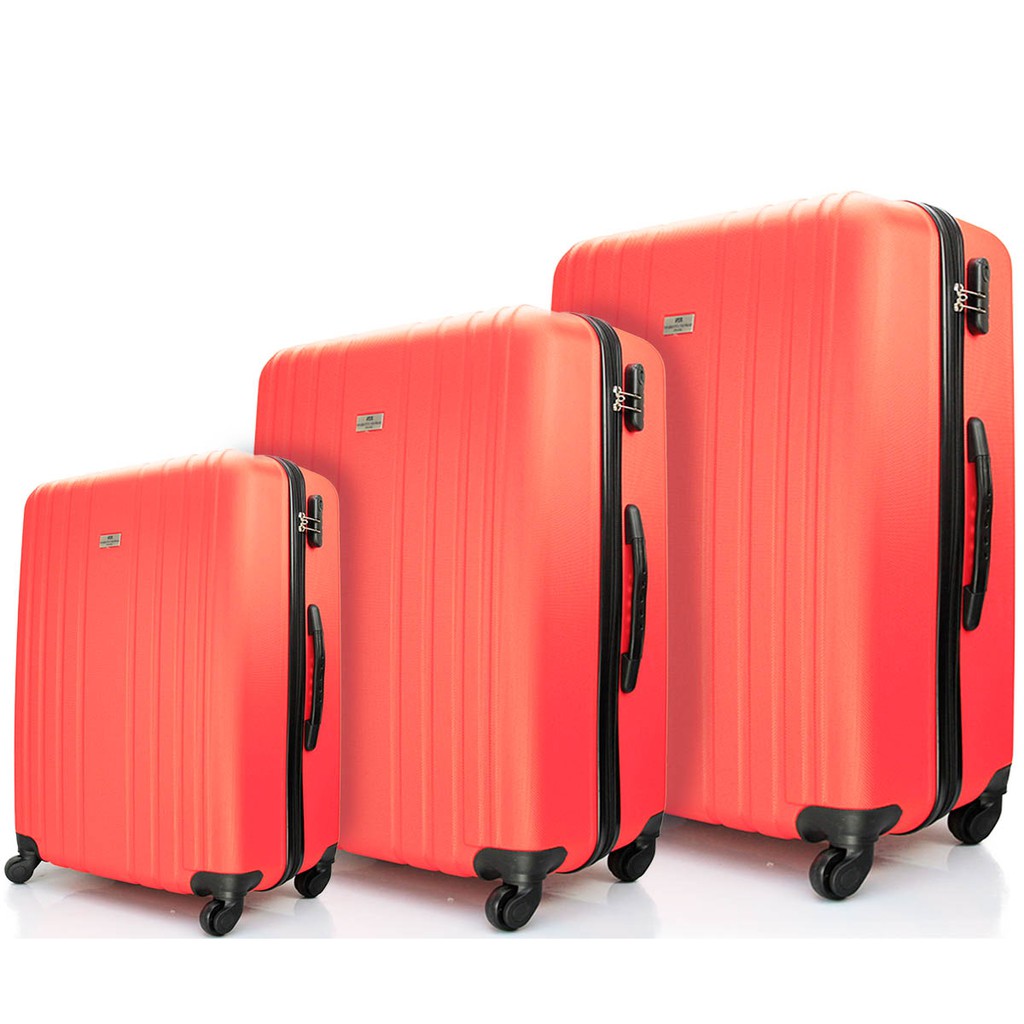 3in1 Set 16+22+26inch ABS 4 Wheels Luggage Bags suitcase With Build in Lock.( 6 colors)