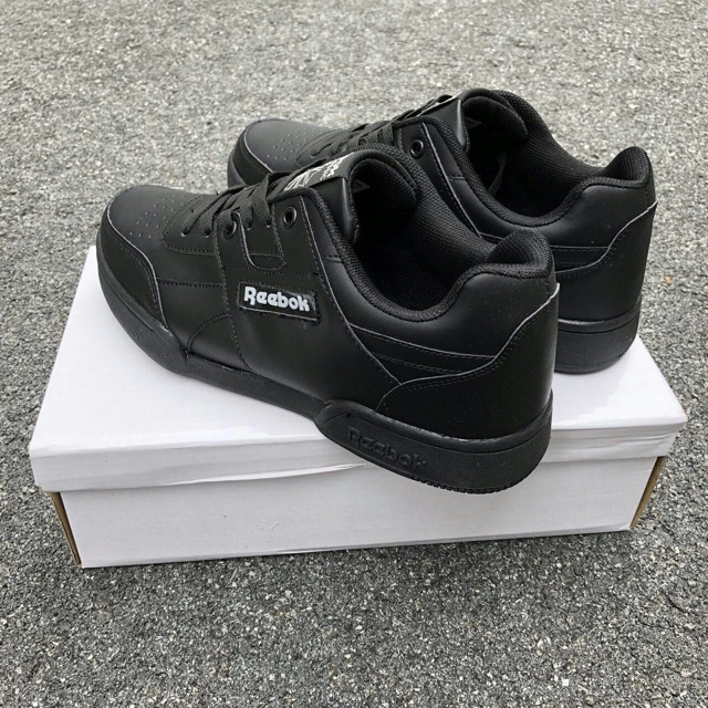 all black reebok classics