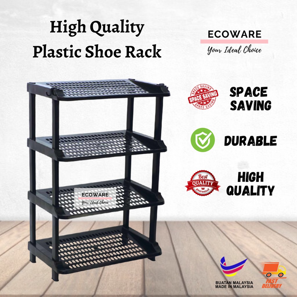 High Quality Plastic Shoe Rack / Rak Kasut / Plastic Shoe ...