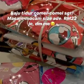  READY STOCK BAJU  TIDUR  DEWASA MURAH  DAN CANTIK Shopee 