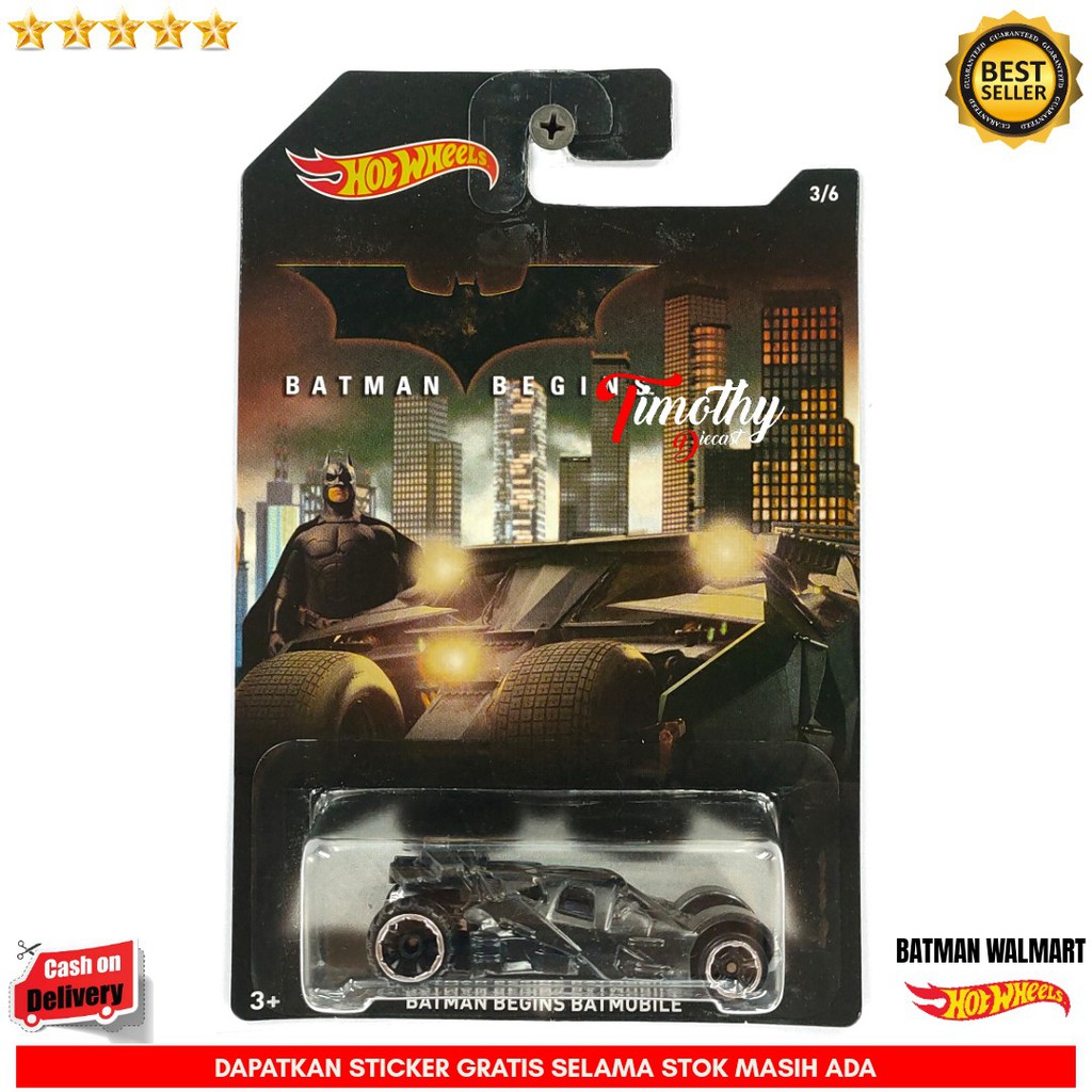 Batman Begins Batmobile Walmart Edition Hotwheels | Shopee Malaysia