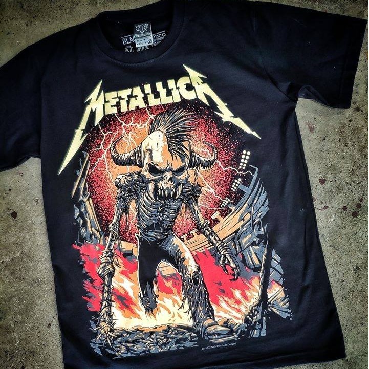 t shirt metallica original