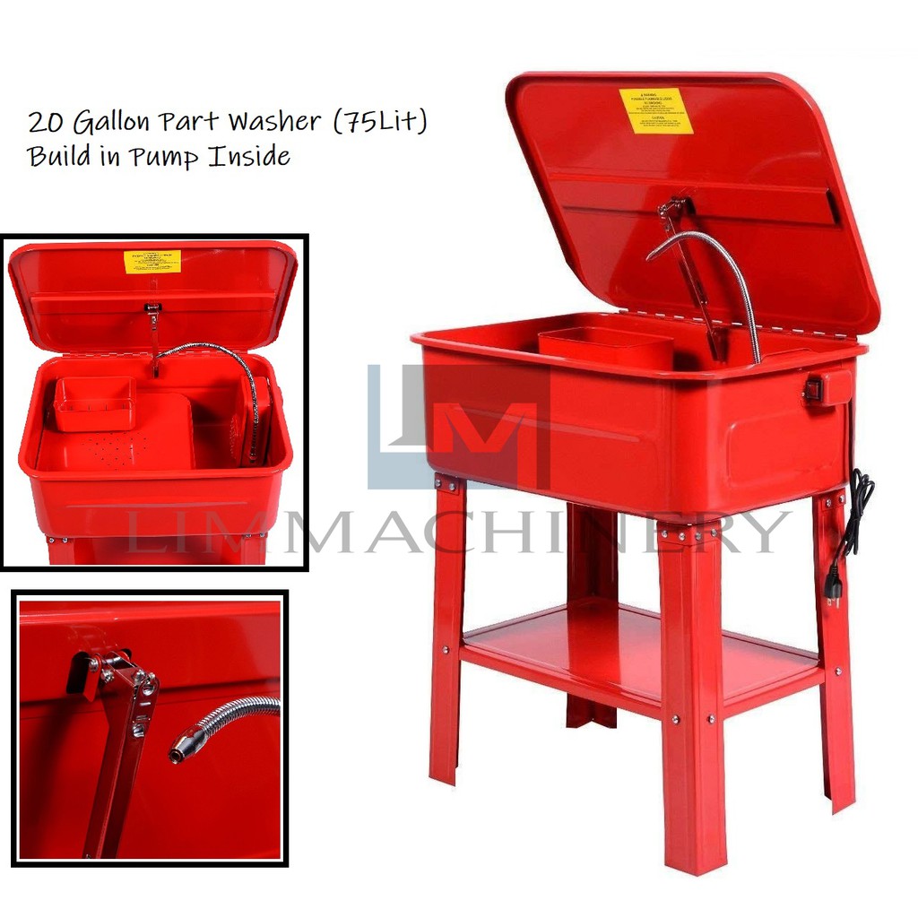 Parts Washers Automotive 20 Gallon Tril Gear Automotive Electric Parts Washer Heavy Duty