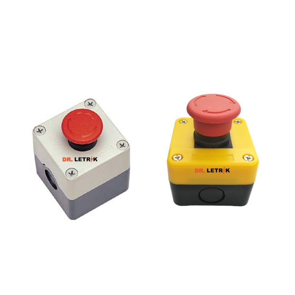 Emergency Push Stop Button C W Casing Box Shopee Malaysia
