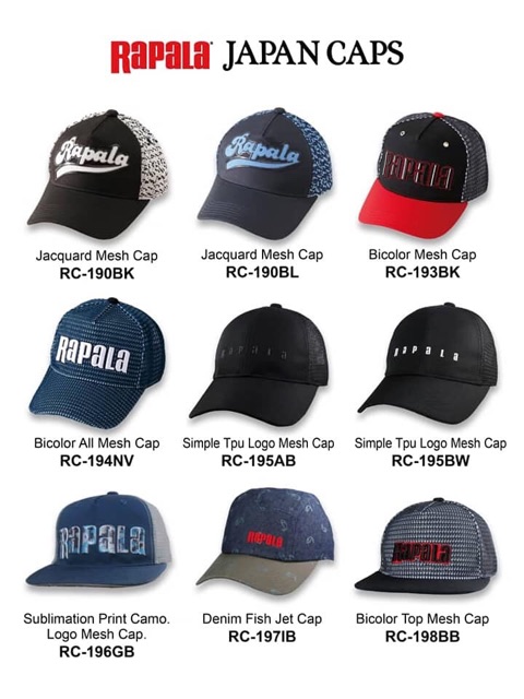 rapala trucker hat