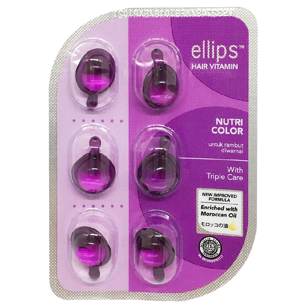 Ellips Hair Vitamin - Nutri Color with Triple Care (6
