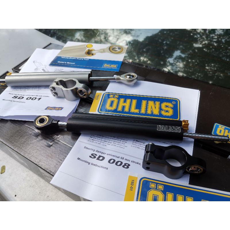 100 Original ohlins Steering damper 68mm SD001 / SD008 Ohlins Damper