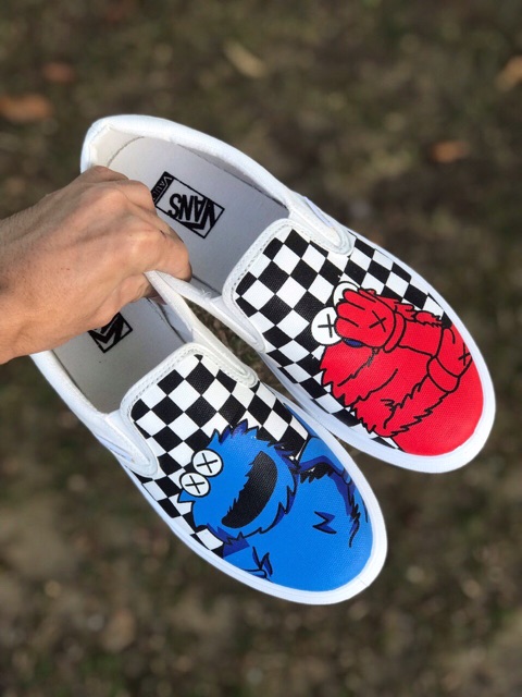 Ready Stock ???????????? Vans Slip On Checkerboard Elmo | Shopee Malaysia