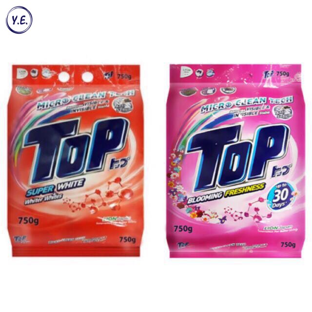 Ready Stock Top Detergent Powder 750g 特白洗衣粉 Shopee Malaysia