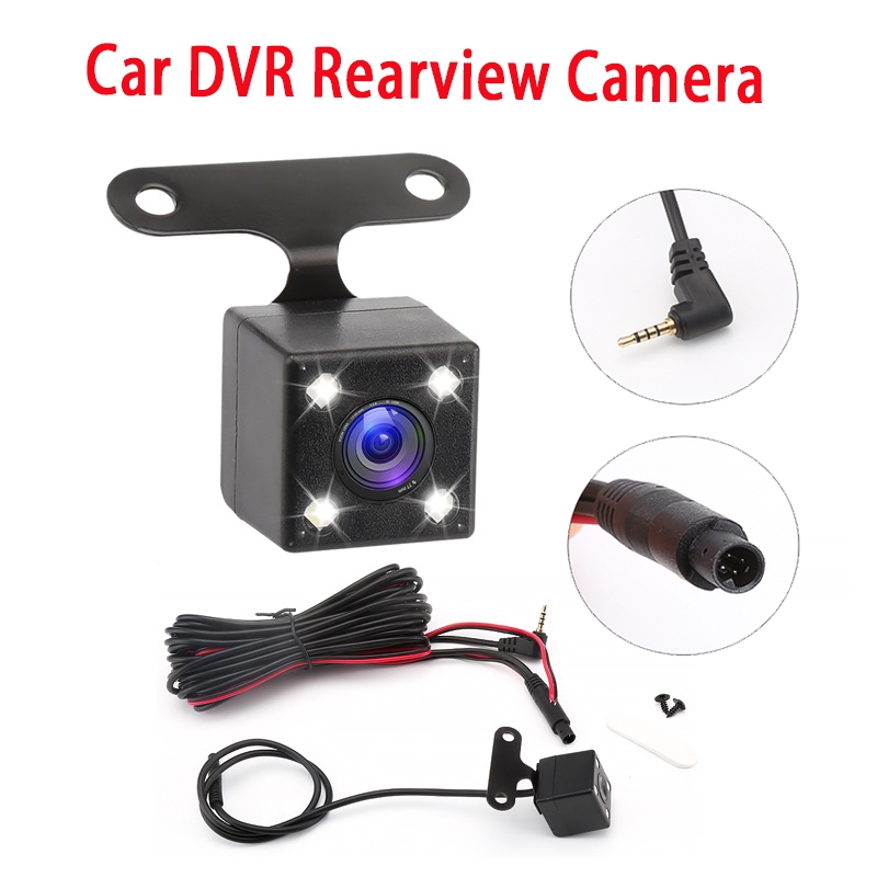 5PIN HD CDD Lens 2.5mm Jack 4 Led Car Rear View Camera for Car Dvr
