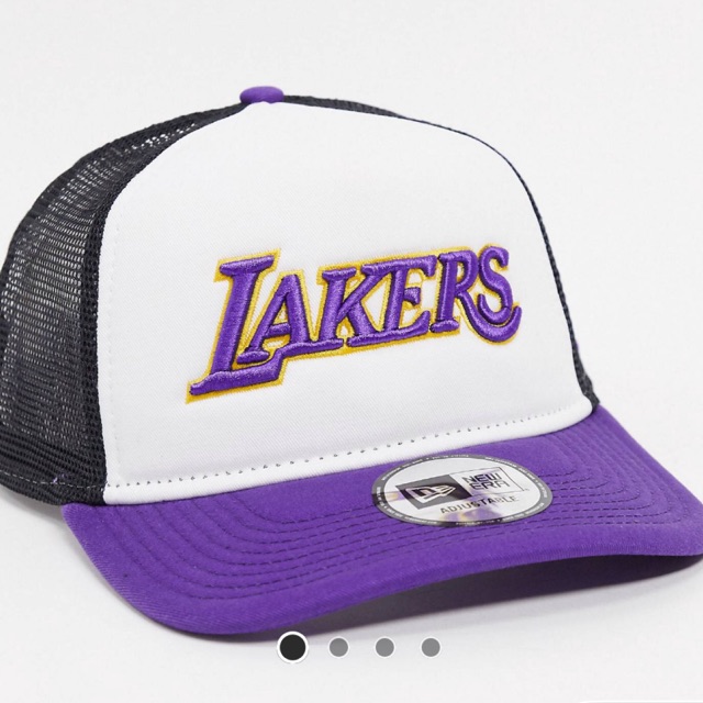 lakers trucker cap