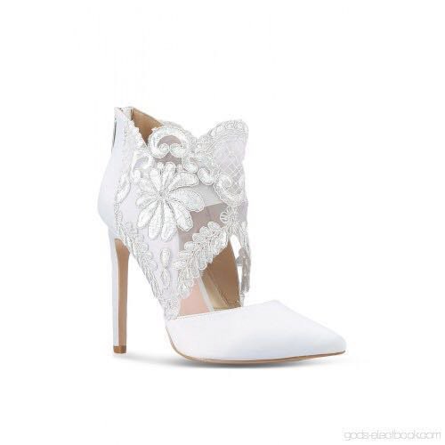 lace fabric heels