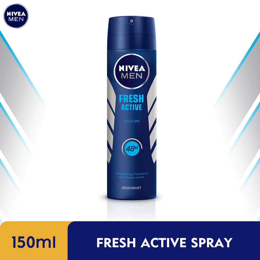 NIVEA Men Deodorant Spray - Fresh Active 150ml