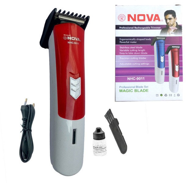 NOVA NHC-9011 Professional Rechargeable Hair Trimmer | Shopee Malaysia