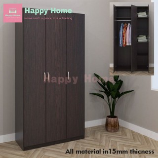 ESCOT 3 door wardrobe / almari baju 3 pintu / almari baju ...