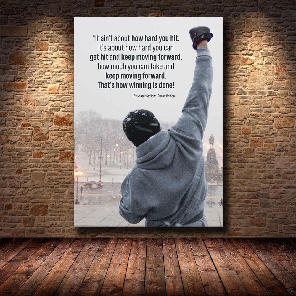 Motivational HD print Canvas Art Inspirational Success quote Motivational Quote Art Poster Print Wall Picture for Living Room