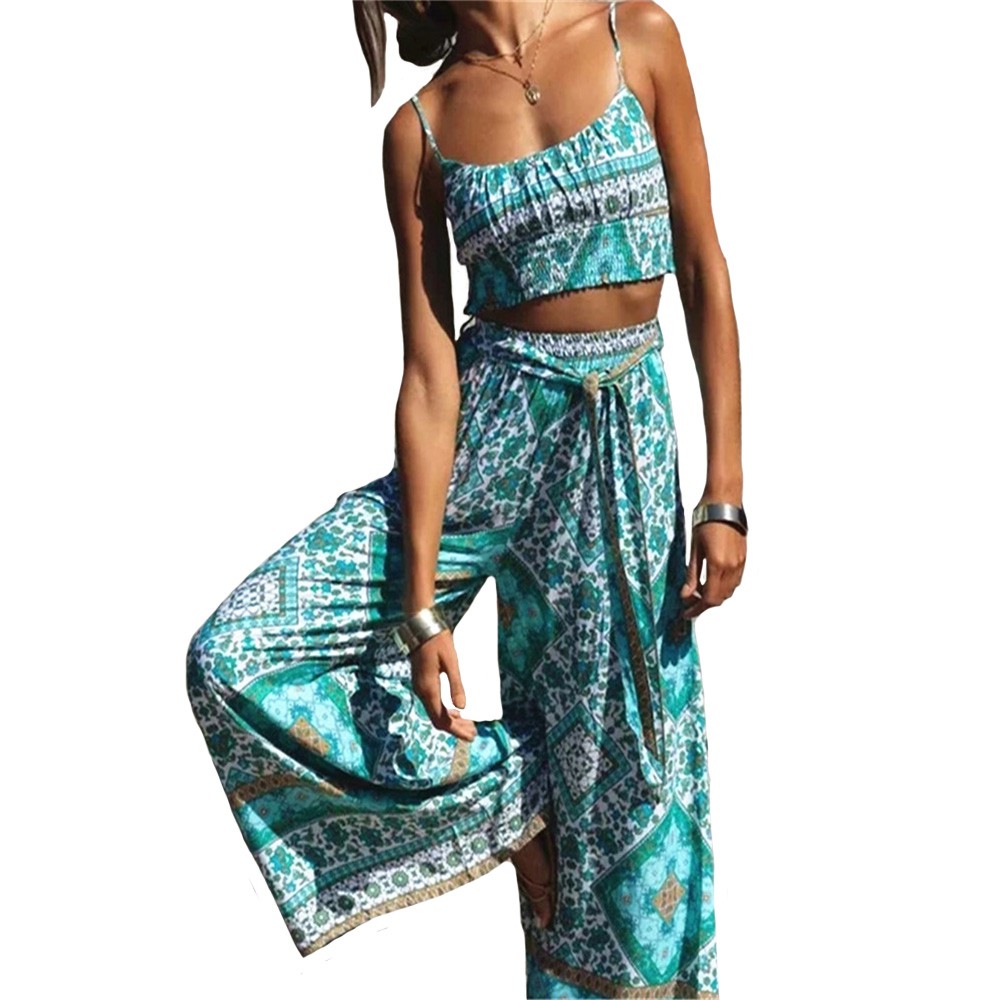 boho two piece set