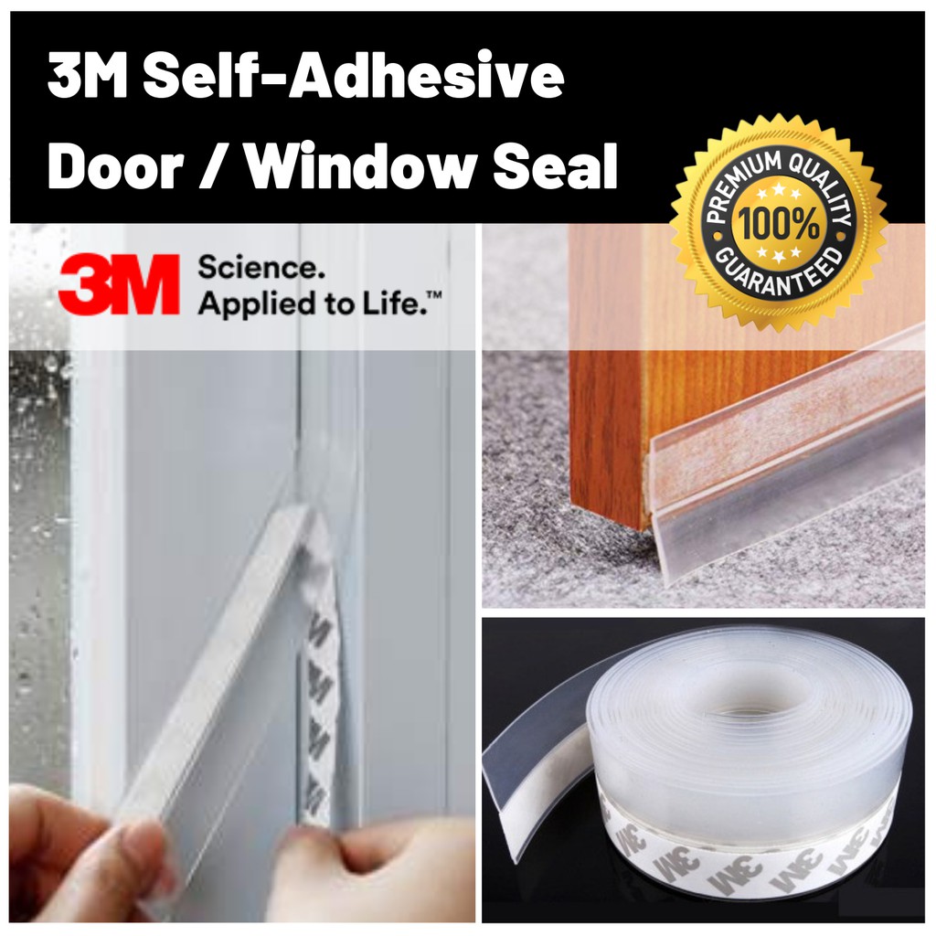 1stMagicSeal - Custom Length 3M Self-Adhesive Rubber Silicone Door Seal