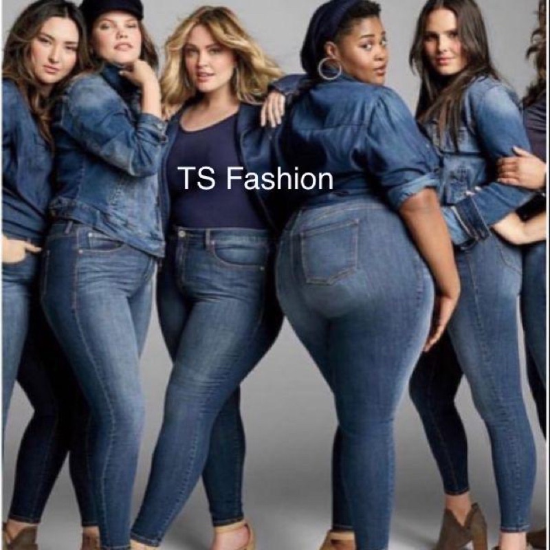 ?Ready Stock? [34-50] Plus Size Women’s/Ladies Denim Skinny Jeans?