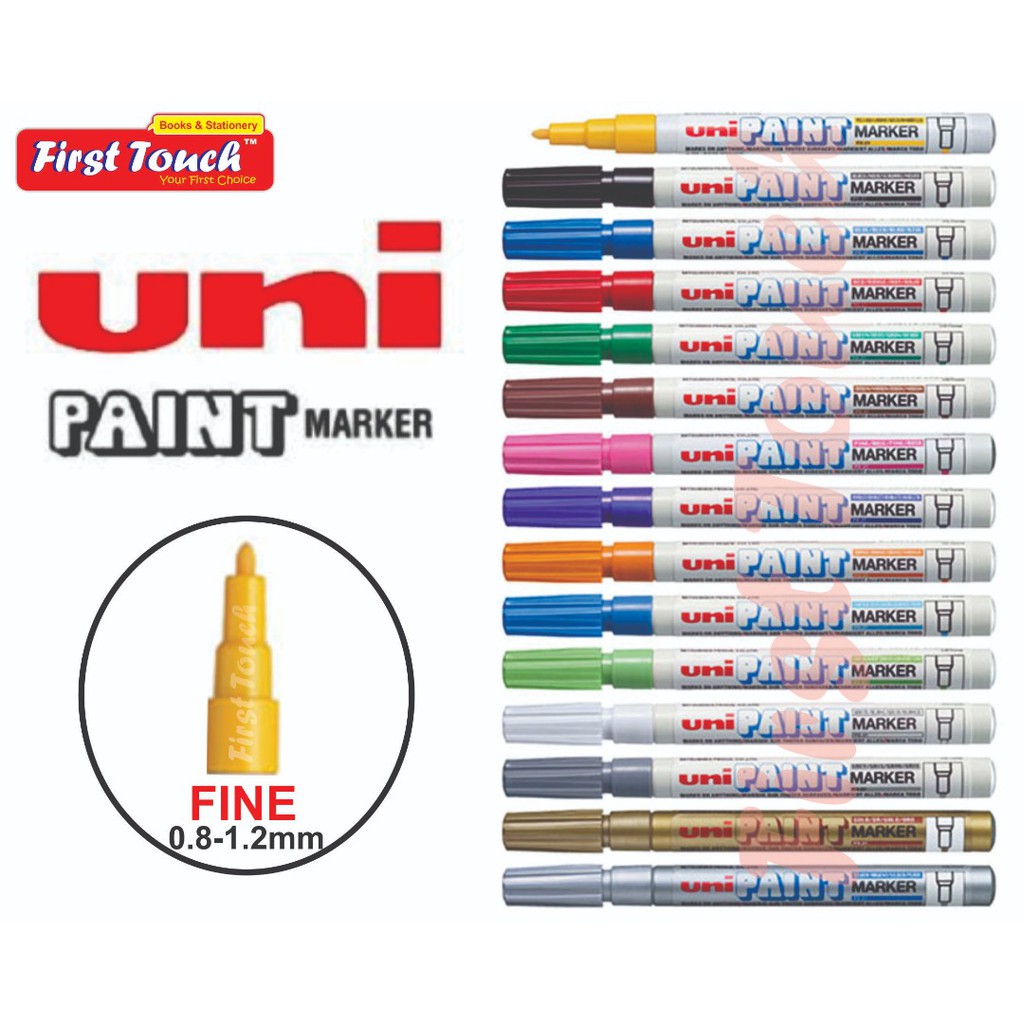 UNI Paint Marker Fine Tip PX21 (price per pcs) Shopee Malaysia