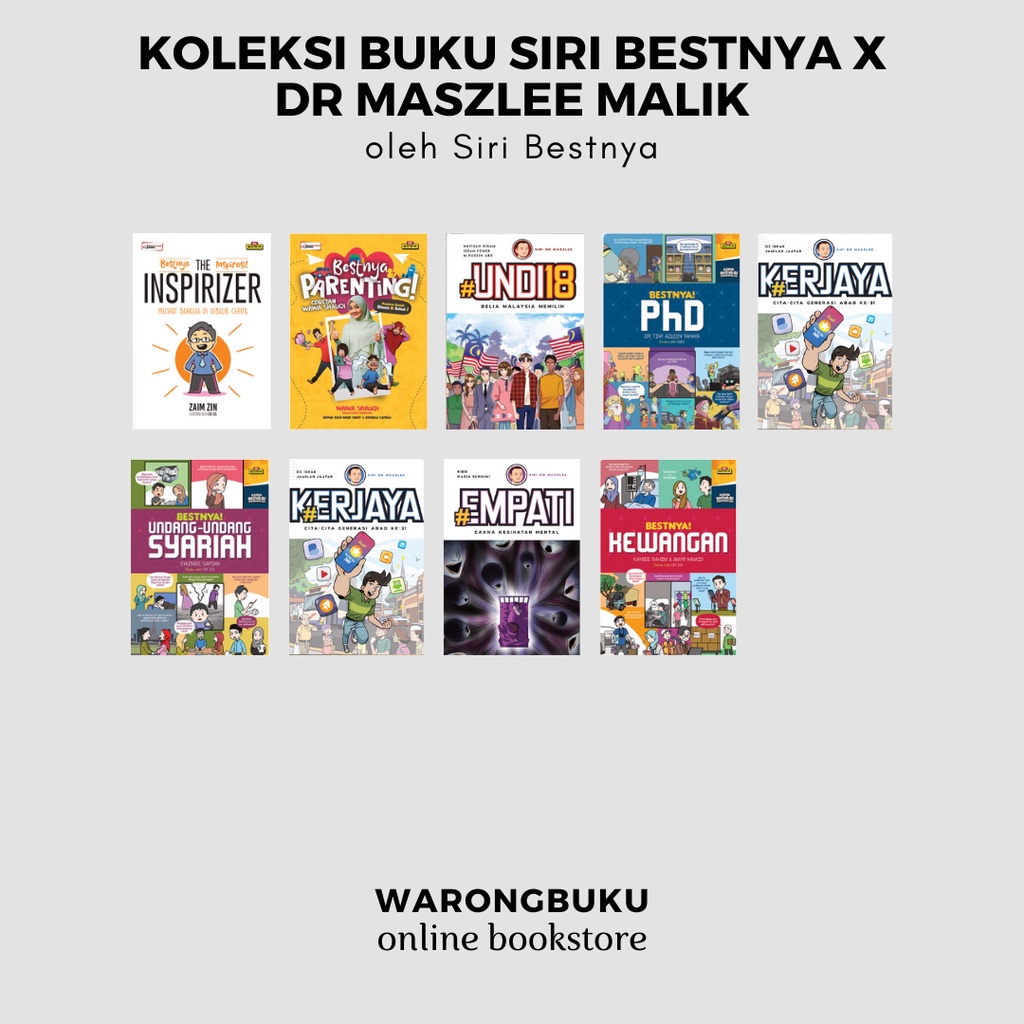 Siri Bestnya - Koleksi Buku Siri Bestnya Irfan Foner X Dr Maszlee Malik ...