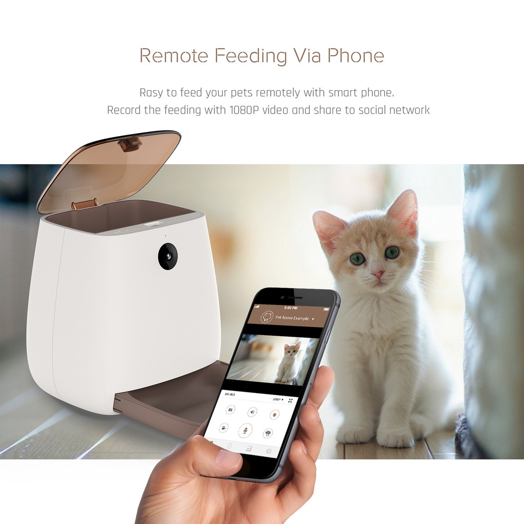 Smart Pet Feeder Remote Control Cat And Dog Universal Shopee