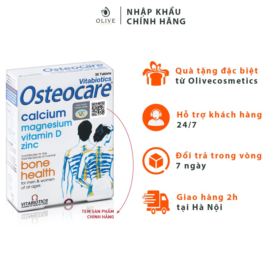 Tpbvsk Vitabiotics Osteocare Tablets Calcium Supplement For Strong Bones Shopee Malaysia