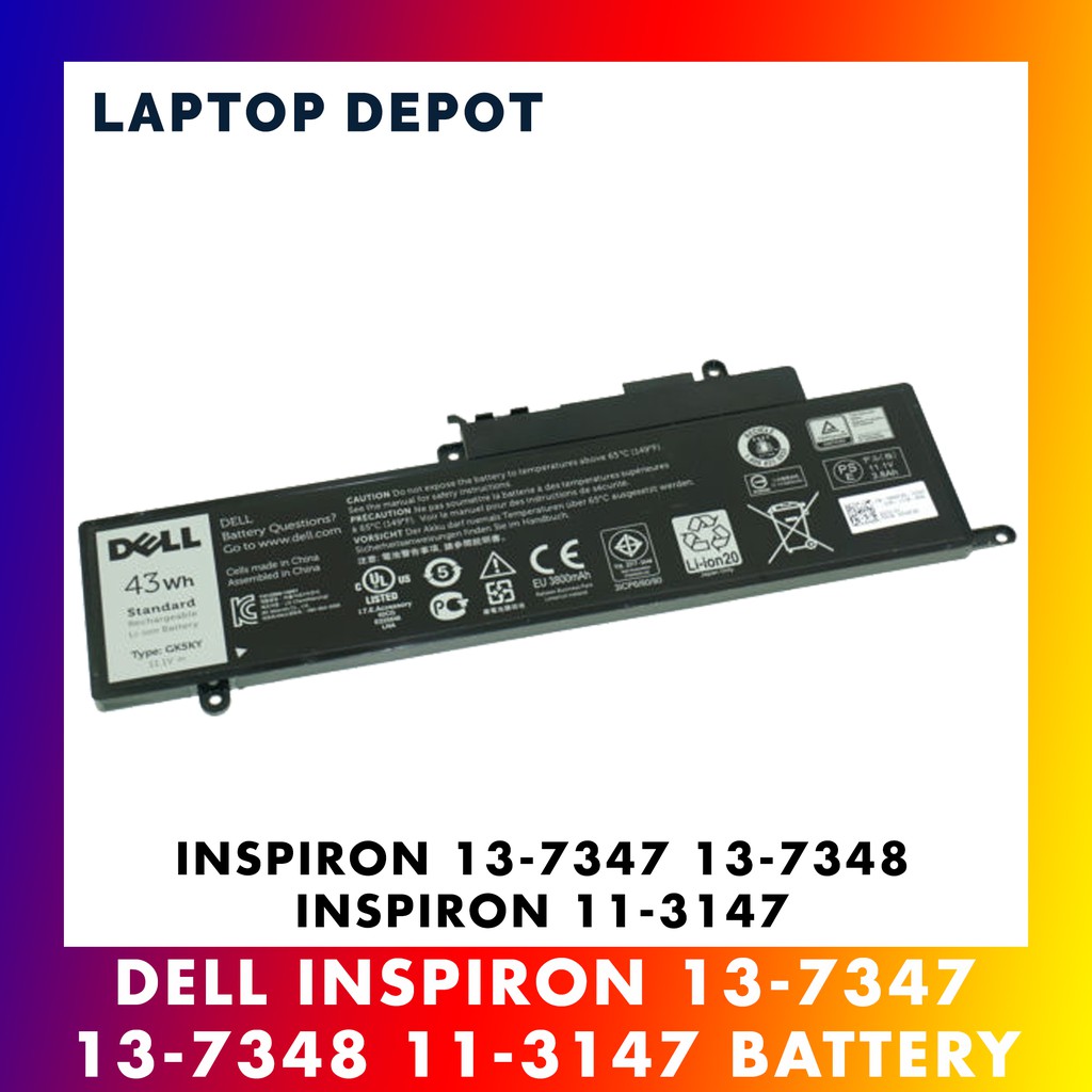 Dell Inspiron 11-3147 13-7347 15-7568 GK5KY Original Replacement Laptop ...