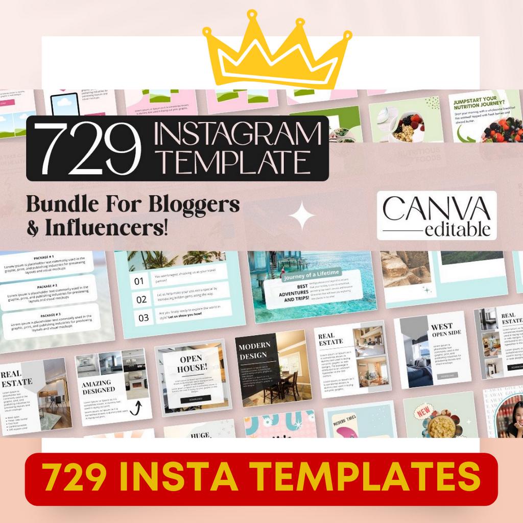 | Influencers Must Have Starter Kit | Social Media Insta Feed Posts Template