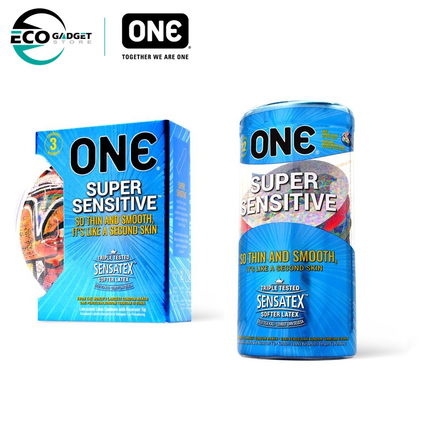 One Super Sensitive Condom 3 S And 12 S Shopee Malaysia
