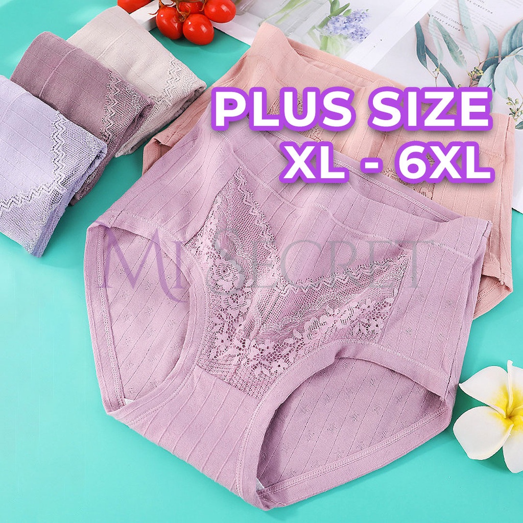 【??-???】 Comfortable Plus Size Panties Women Cotton Seluar Dalam Wanita Plus Size Celena Dalam Wanita SD134