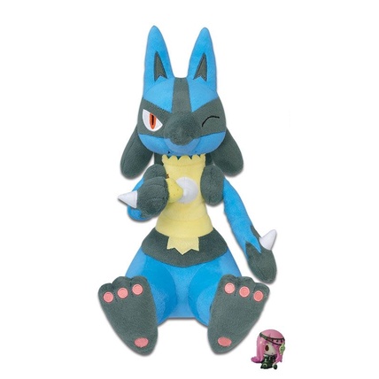 Original - Banpresto - Pokemon Big Plush Lucario (Full Belly Mode ...