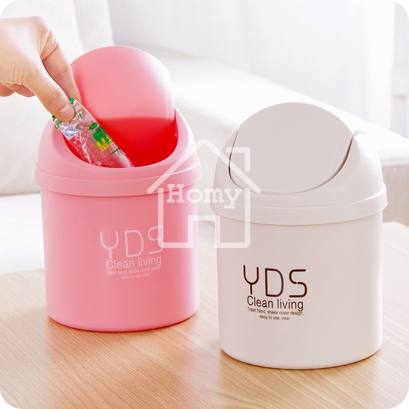 Mini Desktops Mini Trash Can Creative Covered Kitchen Living