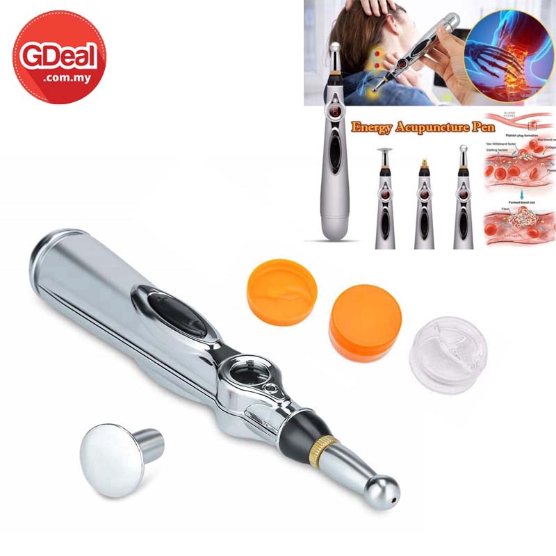 GDeal Electronic Acupuncture Pen Meridian Energy Massager Pain Relief Therapy Heal Massage Pen Healthy Tool (W-912)