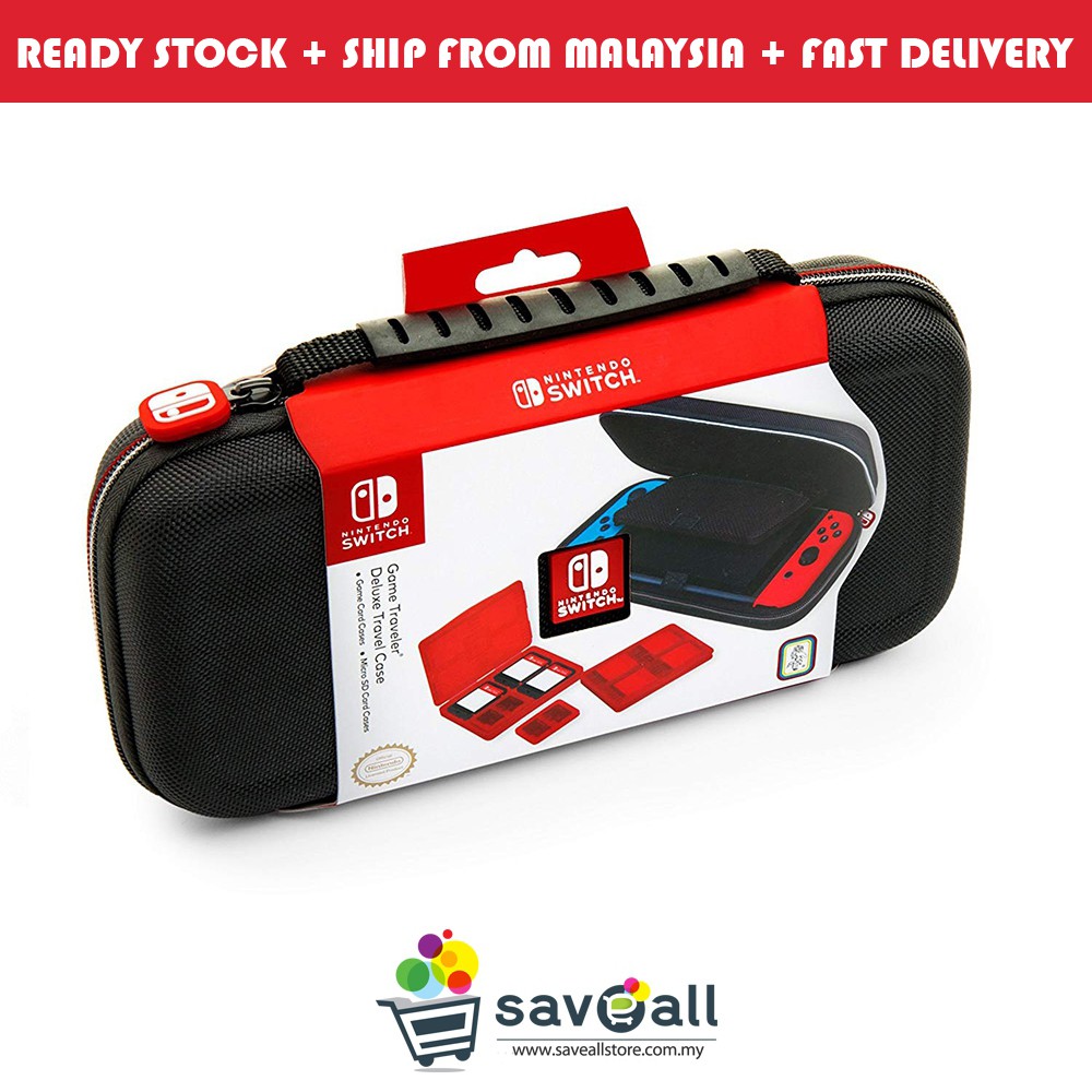 deluxe travel case for nintendo switch
