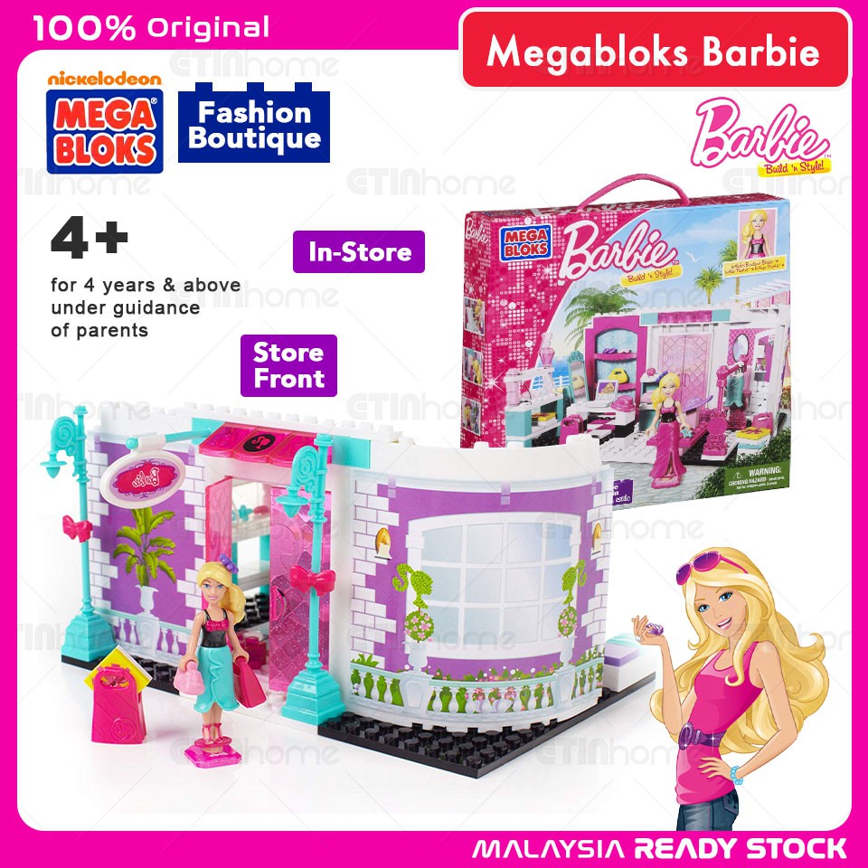 mega bloks barbie build n style