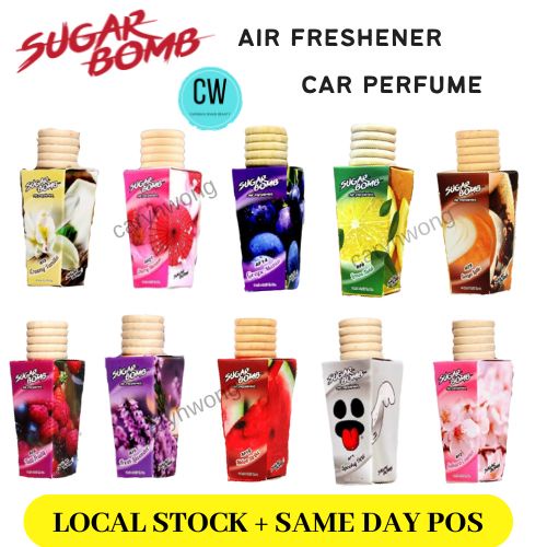Original Sugarbomb Air Freshner Car Perfume Minyak Wangi Pewangi Kereta