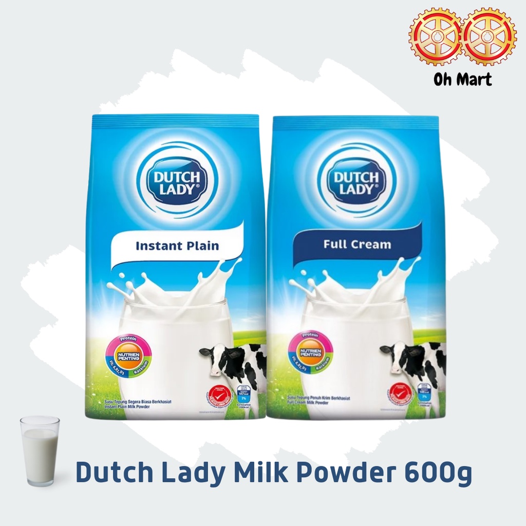 Dutch Lady Full Cream/ Instant Plain Milk Powder 600g Shopee Malaysia