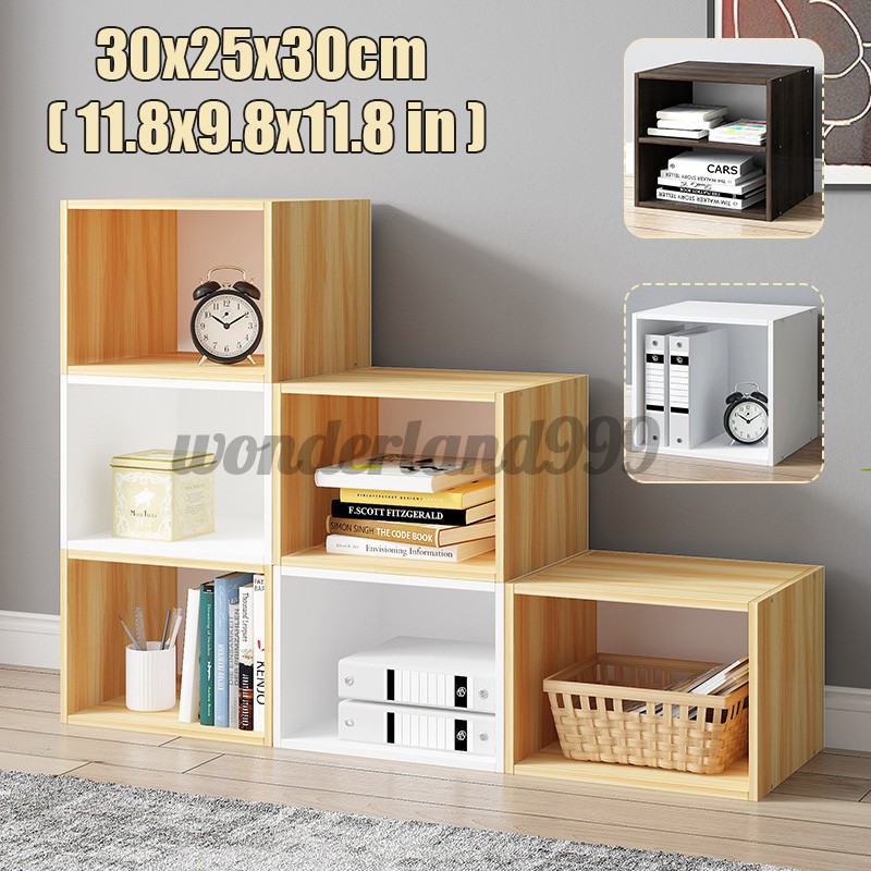 Modern Creative Cube Organizer Storage Rack Shelf Cabinet Closet Shelves Household Furniture Shopee Malaysia