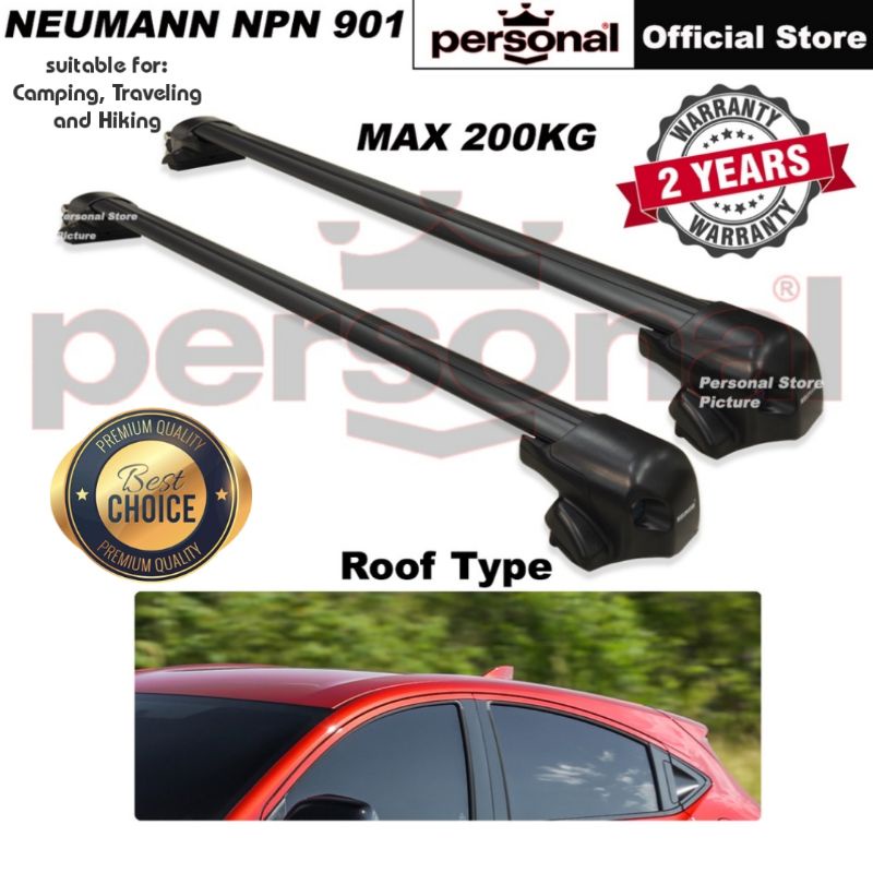 NEUMANN 901 Wing bar Heavy load roof rack cross bar to carry kayak
