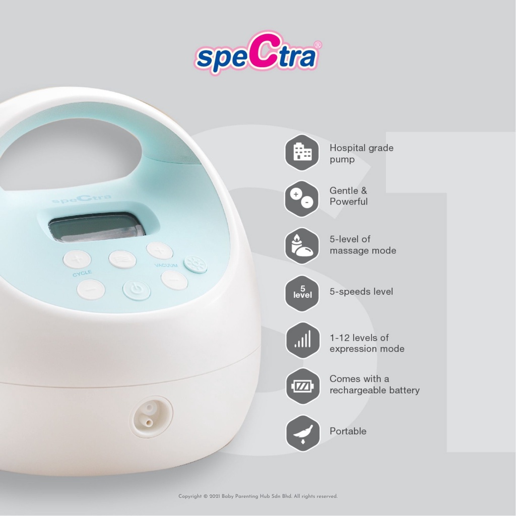 Spectra S1 Plus Hospital Grade Double Electric Breast Pump | Shopee Malaysia