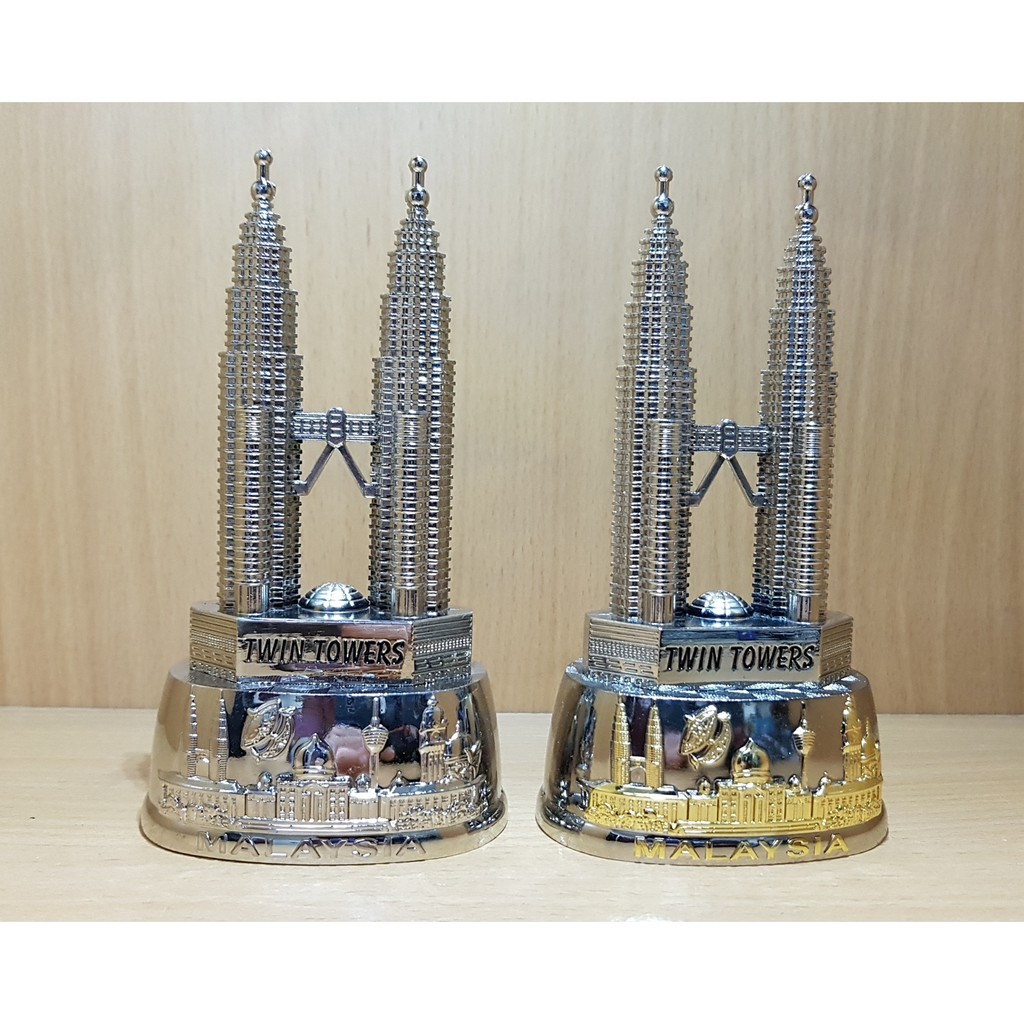 Malaysia 13CM KLCC Petronas Twin Tower with Big Bottom Base Bottle Opener For Display & Souvenir