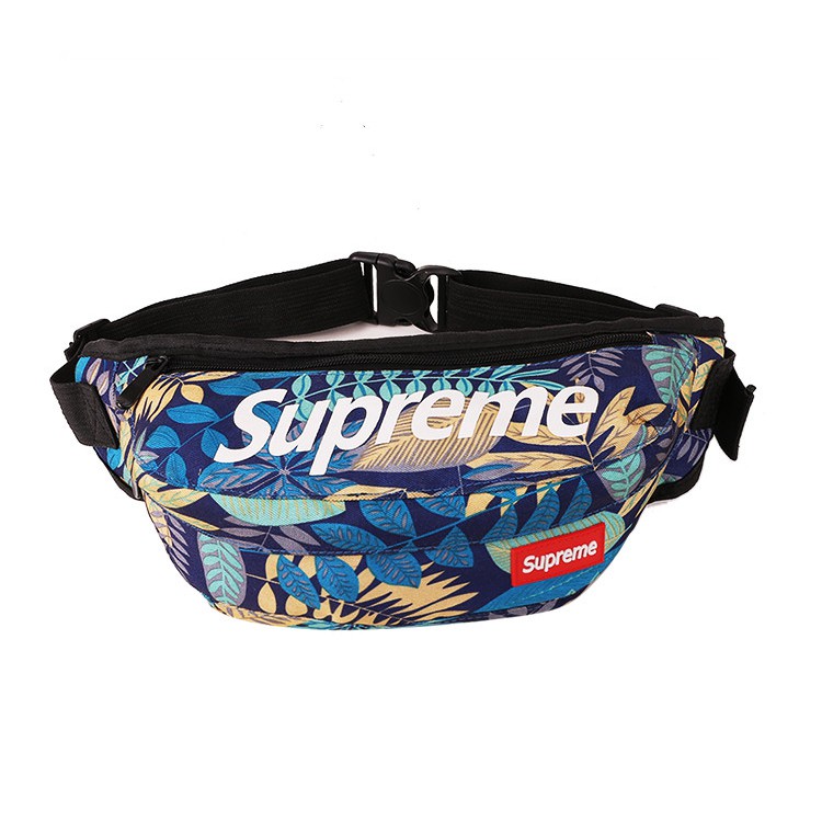 blue supreme fanny pack