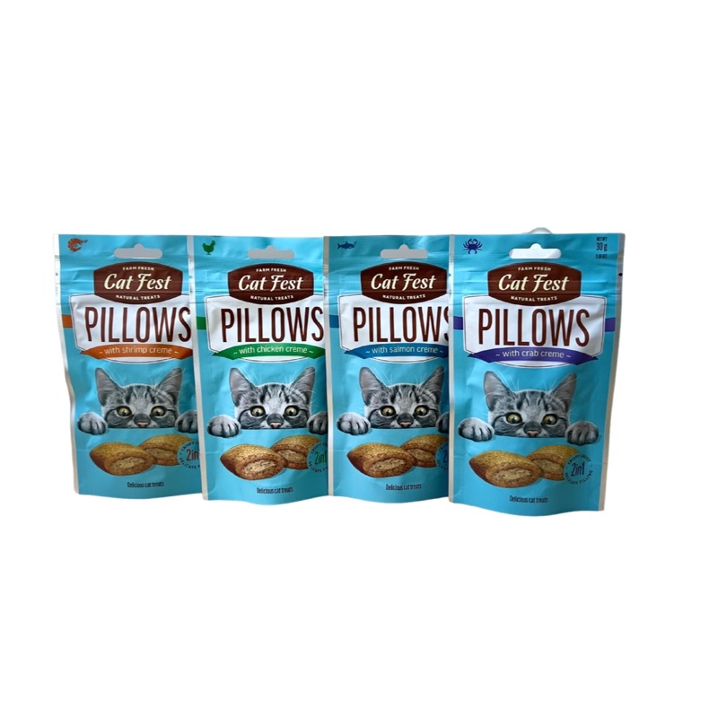 cat fest pillows(cat treats) Shopee Malaysia