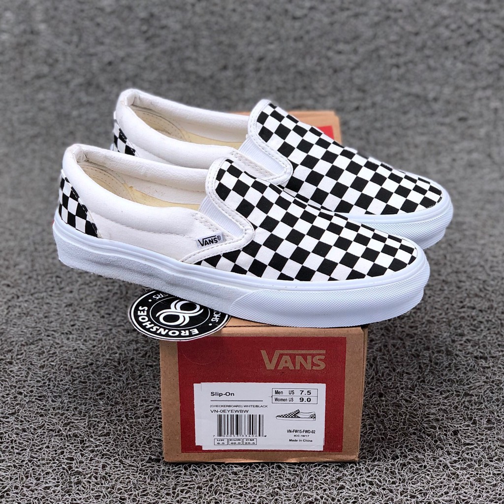 slip on checkerboard