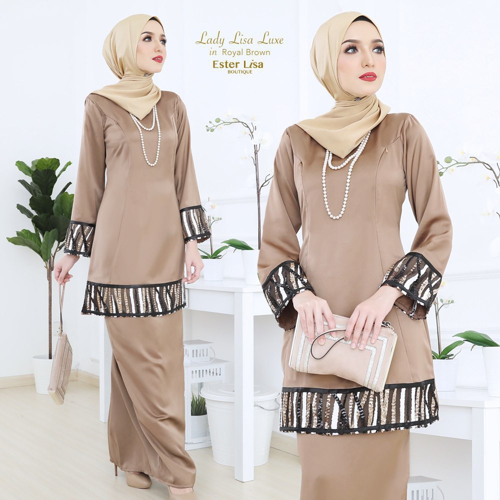  Nursing  Friendly  Baju  Kurung  Moden  Lady Lisa Luxe Royal 