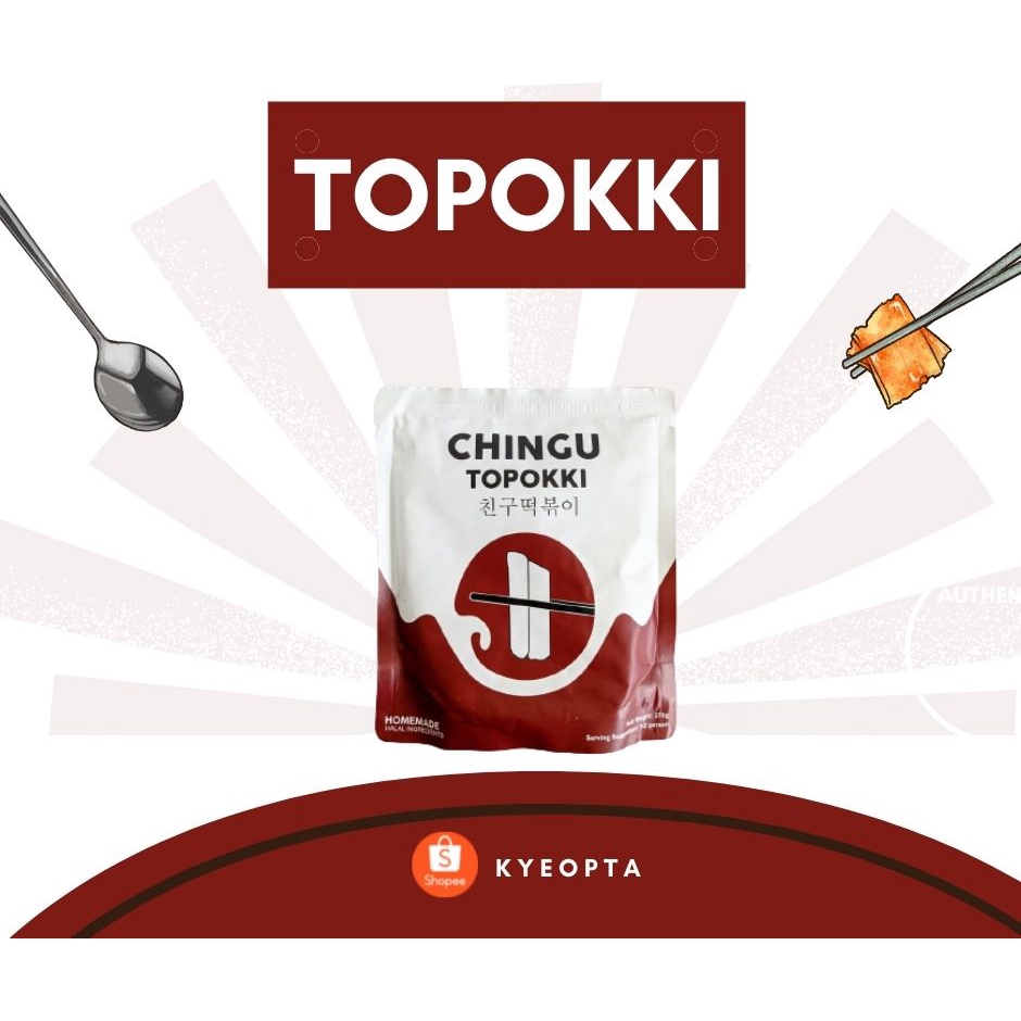 CHINGU TOPOKKI/ MAKANAN KOREA HALAL/ KOREAN STREET FOOD Shopee Malaysia
