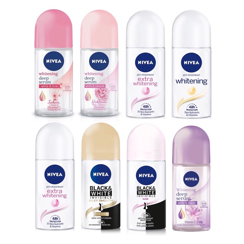 Nivea Deodorant Roll On 50ml Shopee Malaysia